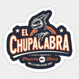 El Chupacabra: The Vampire Beast of Puerto Rico Sticker